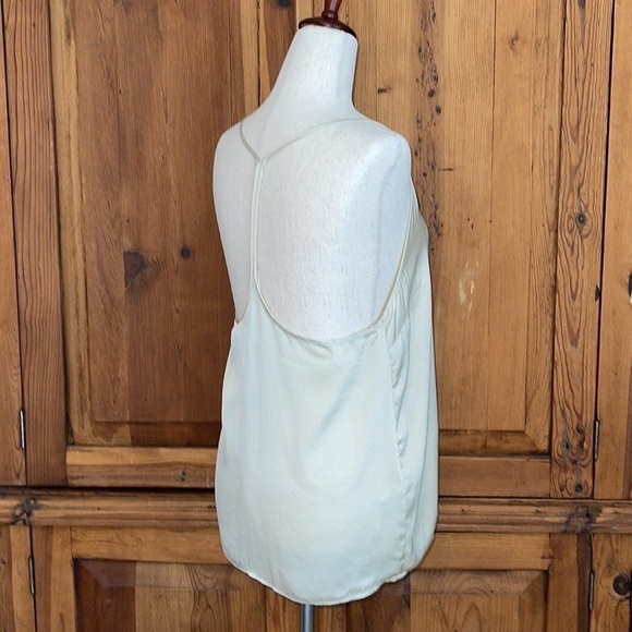 NWT Mango Satin Effect Viscose Sage Tank Camisole Blouse Sz. MD - Picture 14 of 16